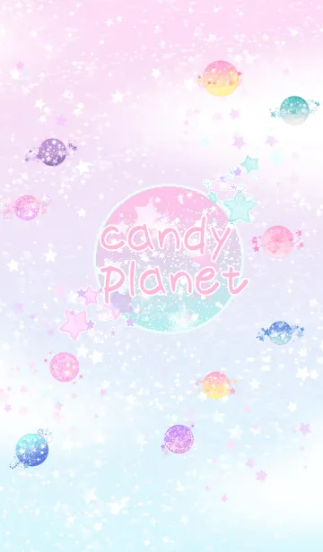 [LINE着せ替え] Candy planetの画像1