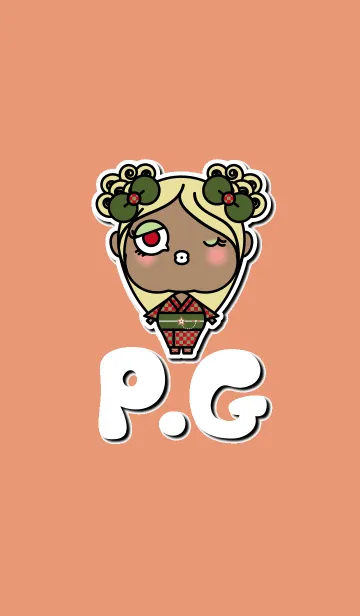 [LINE着せ替え] P.G.3（ポチャグロちゃん）の画像1