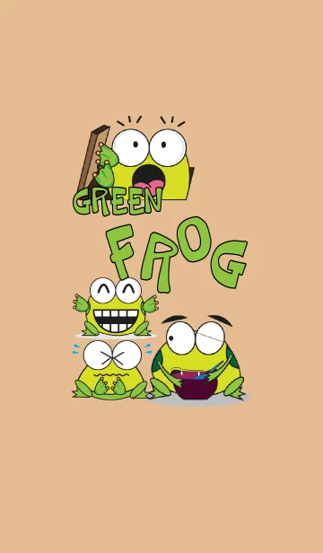 [LINE着せ替え] One of us: Mischievous Green Frogの画像1