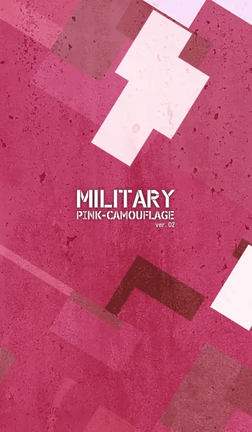 MILITARY-ピンクカモフラver.02の着せ替えメイン画像