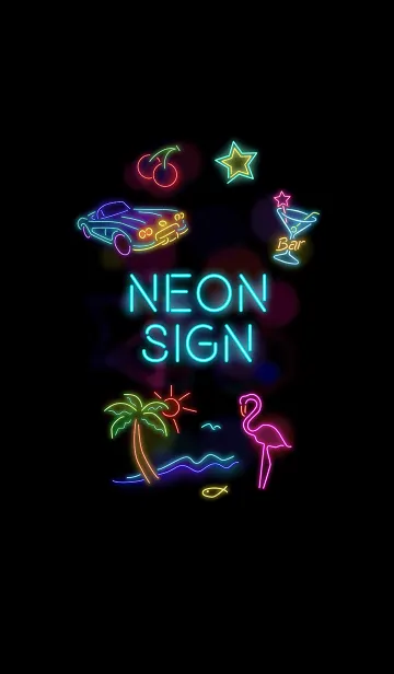 [LINE着せ替え] NEON SIGN colorfulの画像1