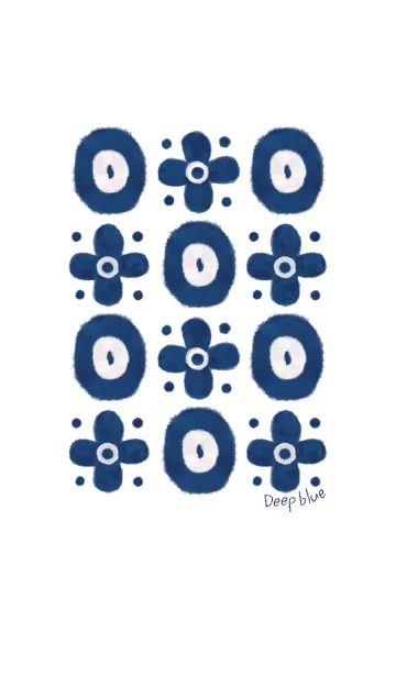 [LINE着せ替え] 深い青 4の画像1