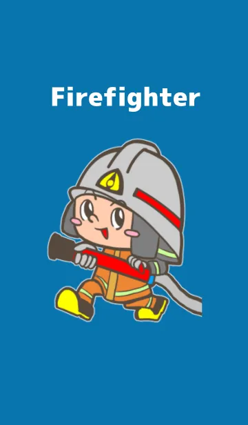 [LINE着せ替え] 消防士くんの画像1