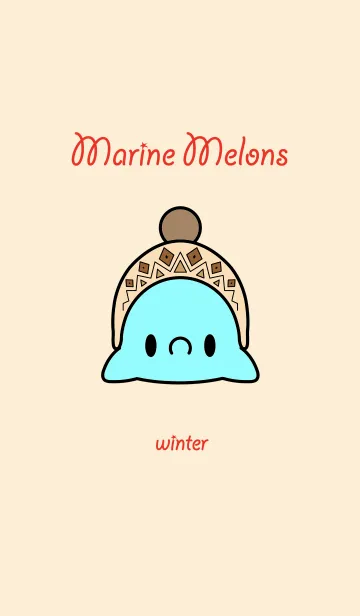 [LINE着せ替え] マリンメロンズ 冬の画像1