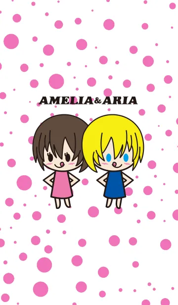 アメリア＆アリアのLINE着せ替え