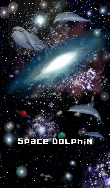 [LINE着せ替え] Space Dolphinの画像1