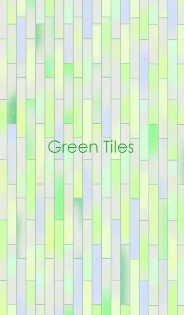 [LINE着せ替え] Green tilesの画像1
