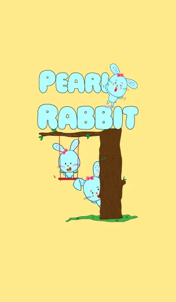 [LINE着せ替え] Pearl Rabbitの画像1