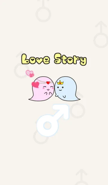 [LINE着せ替え] Love Story(Boy)の画像1