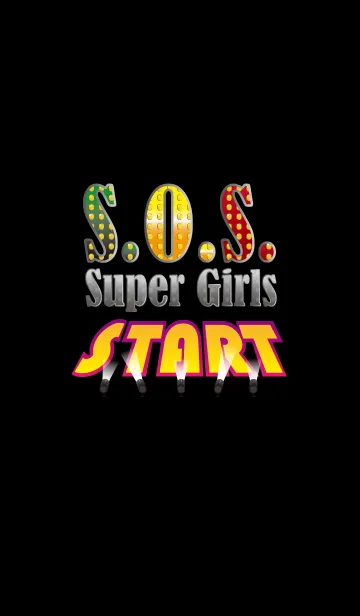 [LINE着せ替え] S.O.S. Super Girlsの画像1