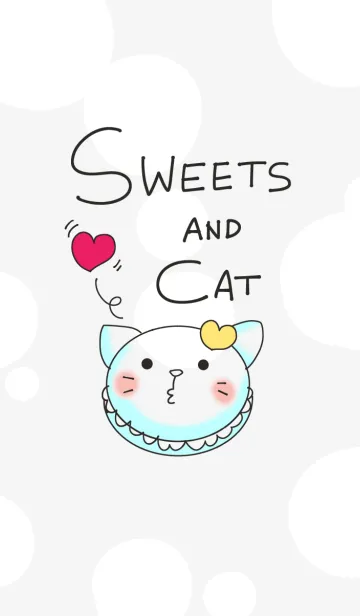[LINE着せ替え] スイーツキャット マカロン猫の画像1