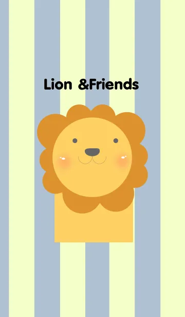 Lion and friendsのLINE着せ替え