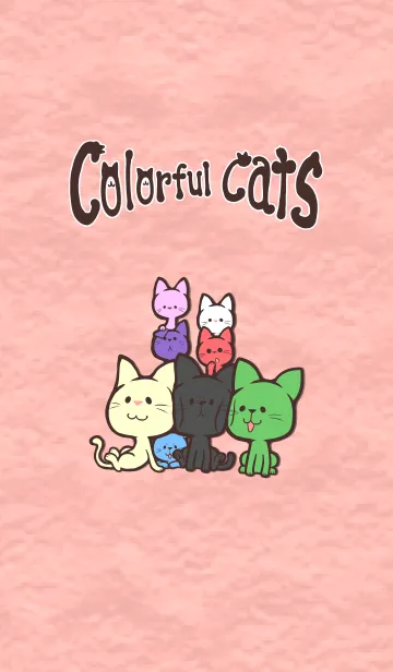 カラフルキャッツ～集い～のLINE着せ替え
