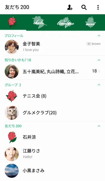 [LINE着せ替え] Hibiscus Flowerの画像2