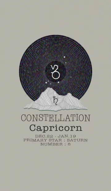 [LINE着せ替え] CONSTELLATION 「やぎ座」の画像1