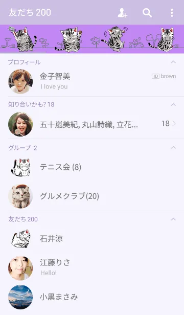 [LINE着せ替え] アメショの着せ替えの画像2