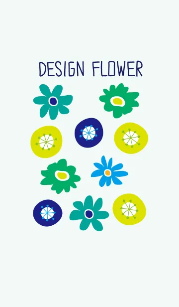 [LINE着せ替え] デザインフラワー 4の画像1