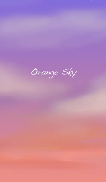 [LINE着せ替え] Orange Skyの画像1