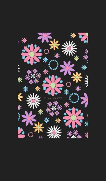 Flowers*H*01のLINE着せ替え