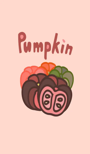 旬の果実・かぼちゃ Autumn Pumpkinsの着せ替えメイン画像