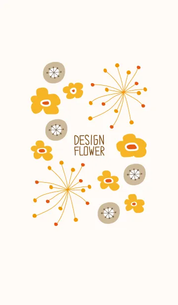 [LINE着せ替え] デザインフラワー 5の画像1