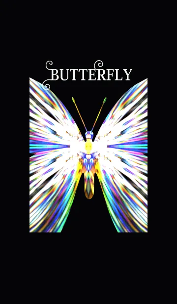[LINE着せ替え] 光る蝶＿Shining butterflyの画像1