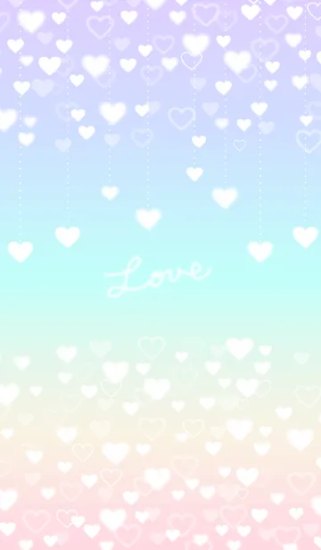 [LINE着せ替え] 恋してるハート25の画像1