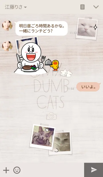 [LINE着せ替え] My Dumb Catsの画像3