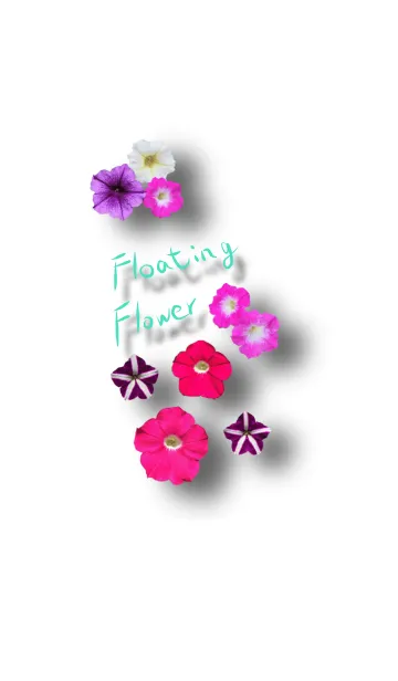 [LINE着せ替え] floatingflower4 ~ペチュニア~の画像1