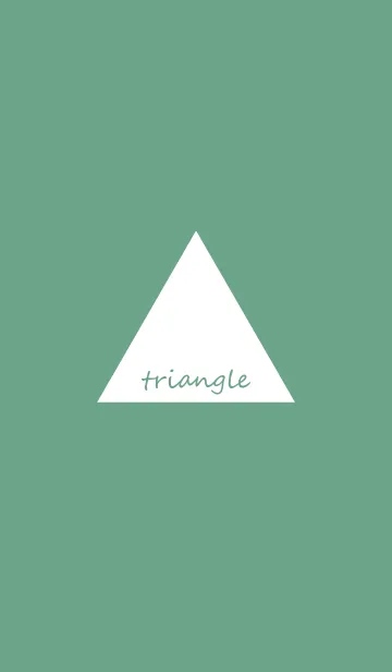[LINE着せ替え] Triangle x Greenの画像1