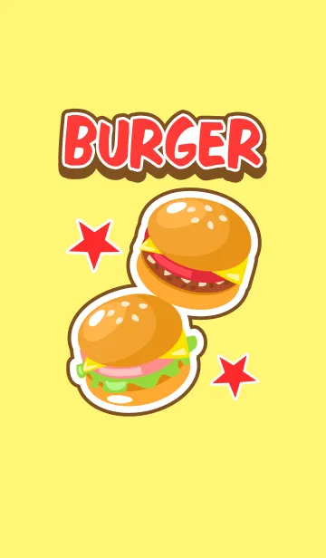 [LINE着せ替え] Burger！の画像1