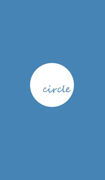 [LINE着せ替え] Circle x Blueの画像1