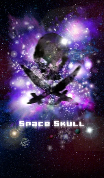 [LINE着せ替え] Space Skullの画像1