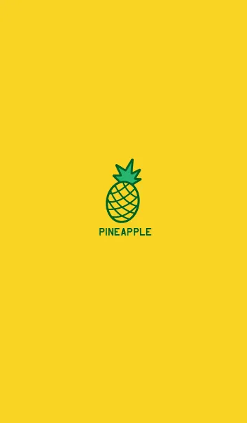 [LINE着せ替え] パイナップル着せ替えデザインの画像1