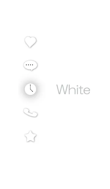 [LINE着せ替え] 白系-1（White）・シンプルでもおしゃれにの画像1