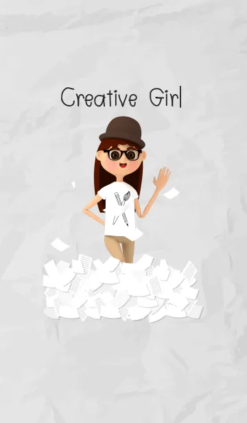 [LINE着せ替え] Creative Girlの画像1