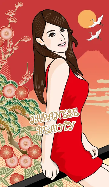 [LINE着せ替え] ジャパニーズ ビューティー_ver.1.5の画像1