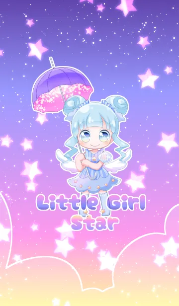 [LINE着せ替え] Little Girl Starの画像1