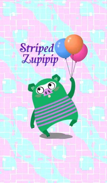 [LINE着せ替え] Striped Zupipipの画像1