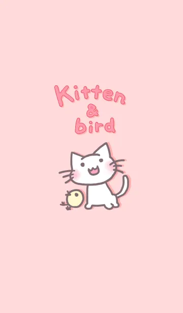 ネコとトリのLINE着せ替え