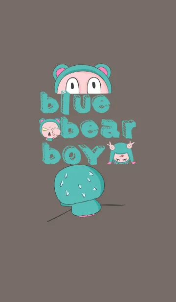 [LINE着せ替え] Blue Bear Boyの画像1