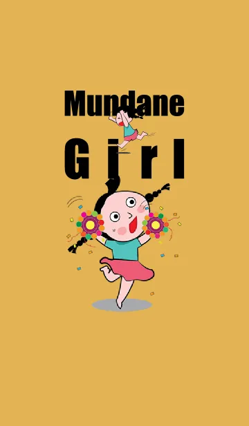 [LINE着せ替え] Mundane Girlの画像1