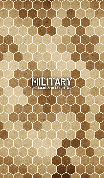 [LINE着せ替え] MILITARY-デジタルデザートの画像1