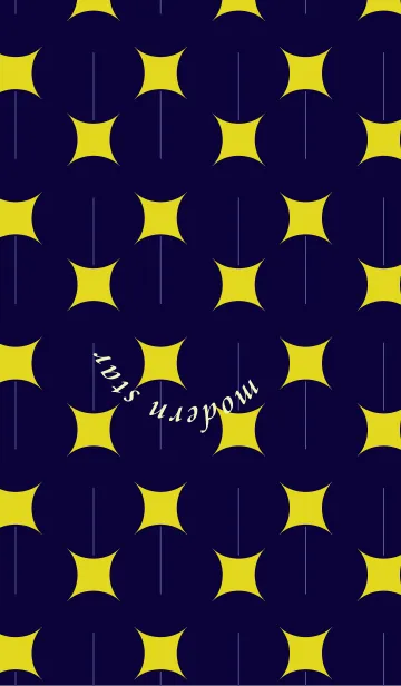 [LINE着せ替え] モダンスターの画像1