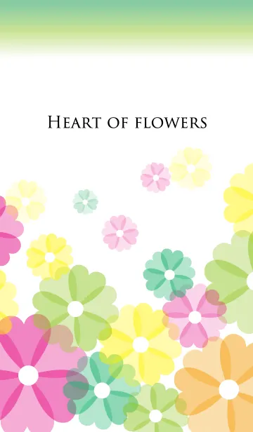 [LINE着せ替え] Heart of flowersの画像1
