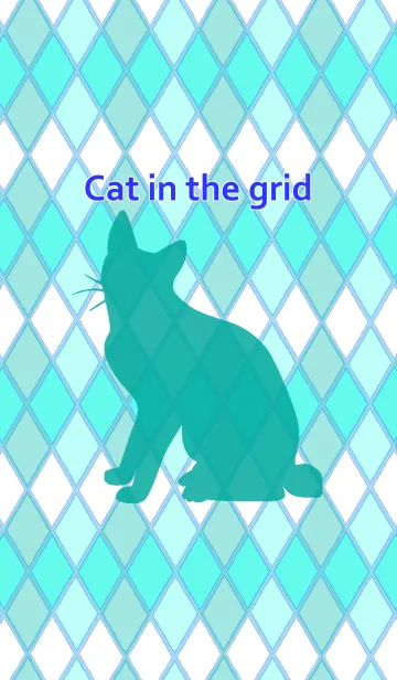 [LINE着せ替え] 格子の中の猫の画像1