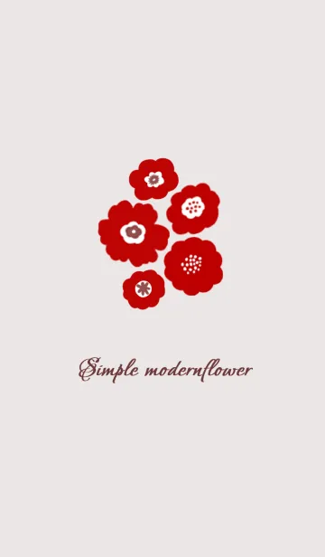 北欧モダンなお花の着せかえ4の着せ替えメイン画像