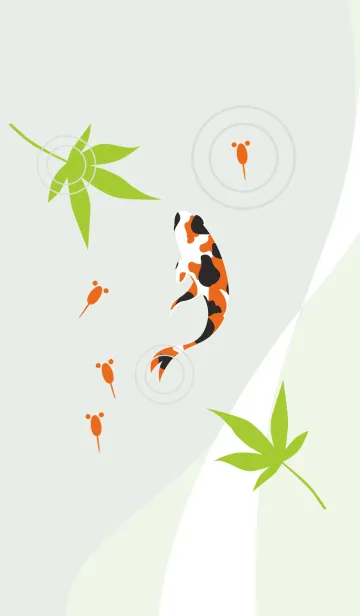 涼金魚のLINE着せ替え