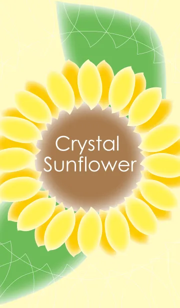 [LINE着せ替え] Crystal Sunflowerの画像1