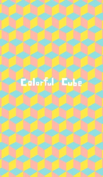 [LINE着せ替え] colorful cubeの画像1